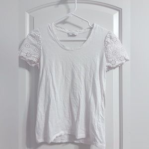 Lucky Brand White Eyelet Shirt!